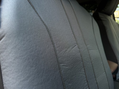 For Ford Escape 2005-2024 Car Front Seat Covers Dueable Dark Gray Canvas 2PCS - Picture 7 of 11