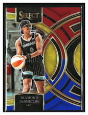 WNBA 2024 Diamond DeShields Select Premier Red & Blue Prizm /399