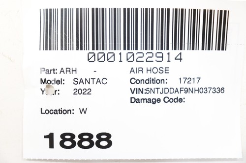 2022 - 2025 HYUNDAI SANTA CRUZ HVAC A/C HEATER WATER HOSE PIPE LINE OEM - Picture 9 of 9