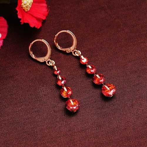 Venta Caliente Pendientes Largos 2024 Nuevo Adorno Chapado en Oro Joyería Color Alergia - Imagen 10 de 16
