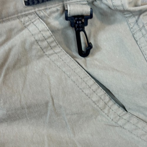 Convertible Cargo Pants Mens X XL 34 Hiking Tan Belted - Picture 19 of 24