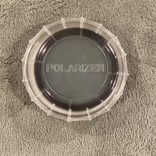 Vivitar 55mm Polarizer PL Glass Lens Filter Japan Genuine Polarizing W/ Case - Picture 3 of 4