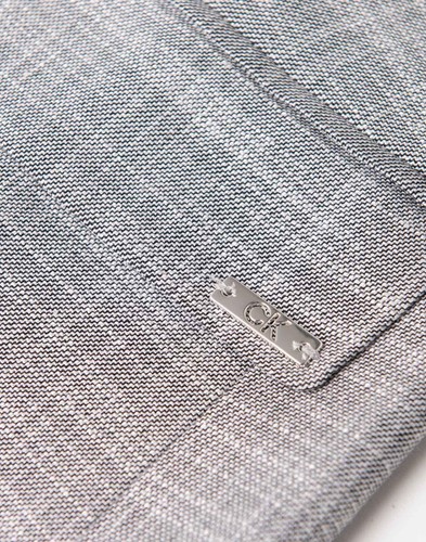RRP€260 CALVIN KLEIN Blazer Jacket FR36 US4 UK8 S Grey Two Tone Longline - Picture 11 of 12