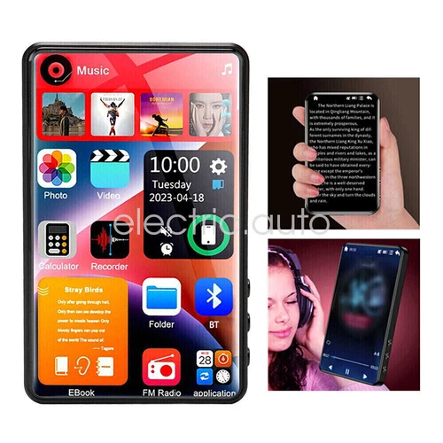 4 inch Full Touch Screen Bluetooth 5.2 Android MP3 Music MP4 Video Player 128GB