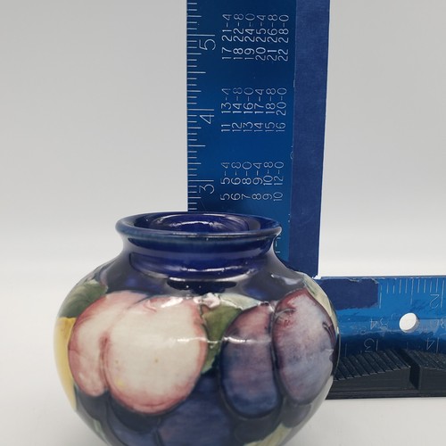 WILLIAM MOORCROFT Art Pottery "WISTERIA PLUM" 3" Miniature Vase - Picture 16 of 18