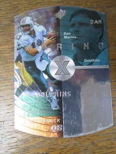 1998 Upper Deck SPx Dan Marino Die Cut Hologram #25 Football Card - Picture 3 of 8