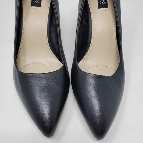 Jones New York Women Cali Pointed Toe Chunky Heels Leather Sandals Size 11M - Picture 2 of 12