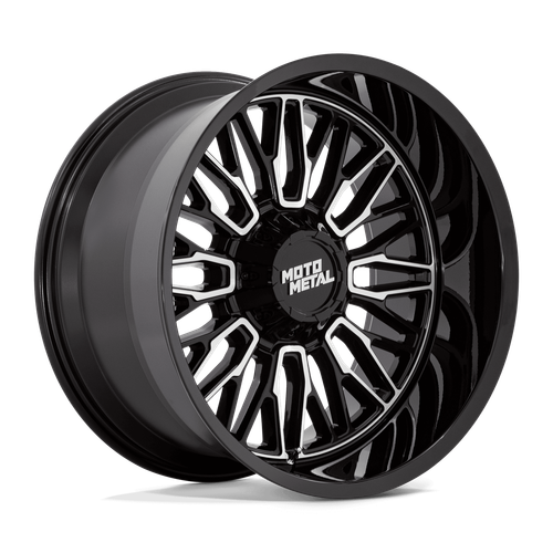 20 Inch Black Rims Wheels Moto Metal Stinger MO809 20x10 Ford Bronco 6x5.5 Lug - Picture 1 of 4