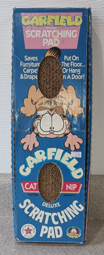Garfield Scratching Pad Deluxe Cap Nip Made In USA Free Shipping - Picture 2 of 4
