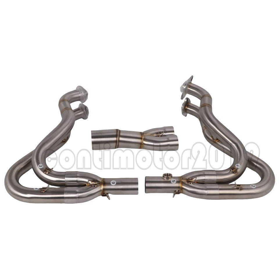 Tubo de escape para Kawasaki Ninja ZX6R ZX636 2009-2023 Fit Stock silenciador Foto 4 de 4