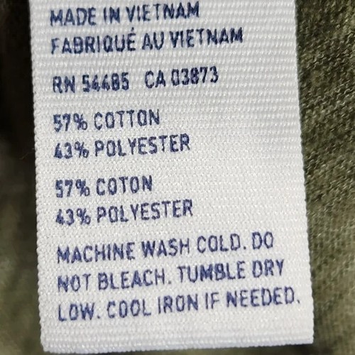 American Eagle Olive Burned-out Tank Top Size Medium - Picture 7 of 7