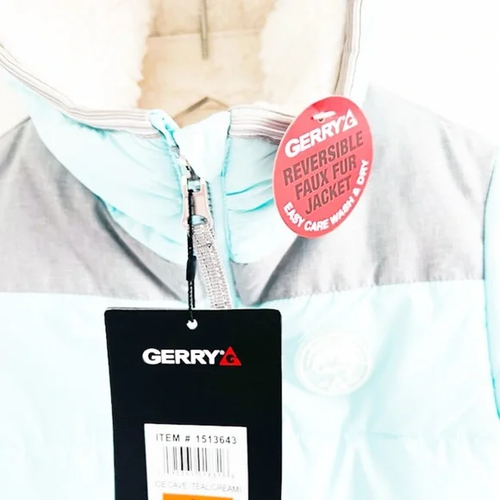 Gerry Kids Reversible Lined Puffer Hoodie Jacket NWT - Picture 5 of 5