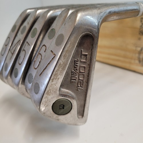 Wilson 1200 LT 3-9 Iron Set Regular Flex V2 Steel Shafts 15E 206631 - Picture 4 of 24