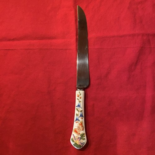 VINTAGE AYNSLEY COTTAGE Knife and Serving Plate - Picture 4 of 4