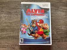 Alvin and the Chipmunks: The Squeakquel (Nintendo Wii, 2009) Complete w/Manual