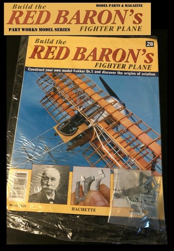 Revista y pieza modelo de avión de combate Hachette Build the Red Baron's (artículo seleccionado) - Imagen 13 de 44