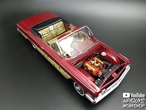 AMT 1/25 1962 Chevy Impala Cabrio Plastik Modellbau Set Auto AMT1335 - Bild 7 von 7