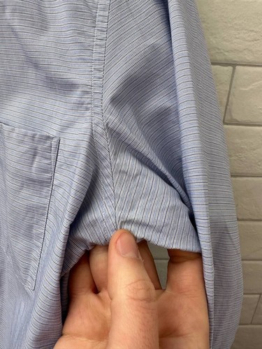 Comme des Garcons Striped Long Sleeve Shirt Size M Made In France - Picture 9 of 11