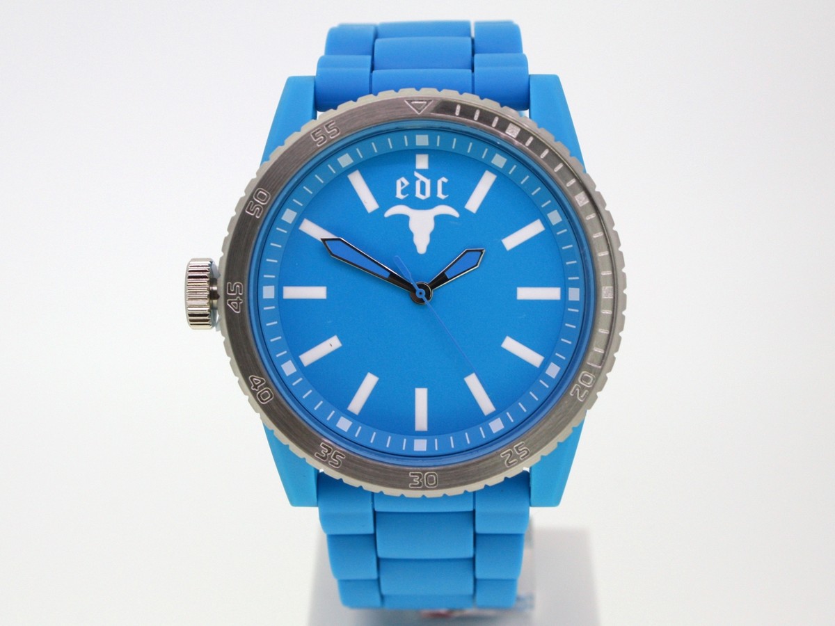 Esprit Herrenuhr XL Rubber Star Armband Kautschuk EE100831013 UVP 55,90