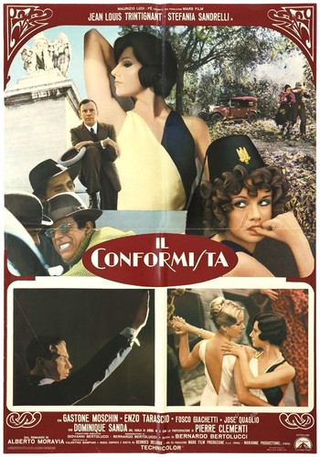 IL CONFORMISTA POSTER FOTOBUSTE 8+1 TRINTIGNANT 1970 THE CONFORMIST LOBBY CARD - Foto 2 di 11
