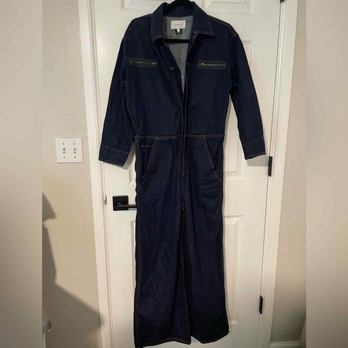 Nwot Current/Elliott Denim Chambray Jean Jumper Jumpsuit Coveralls Womens 1