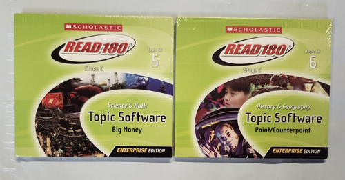 Scholastic READ 180 Topic Software Stage C Science/Math/History/Geography CDs - Picture 2 of 9