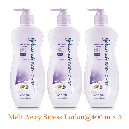 Johnson's Body Lotion Melt Away Stress Soft Relaxing Calm Lavender 400 ml x 3 - Bild 2 von 5
