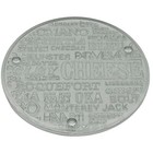 Vintage Jeanette Embossed Clear Glass Cheese Plate With Embossed Cheese Names