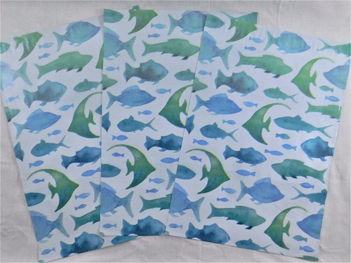 25 10x13 DesignerMarine Fish Poly Mailers Shipping Envelope Boutique Bags - Picture 5 of 5