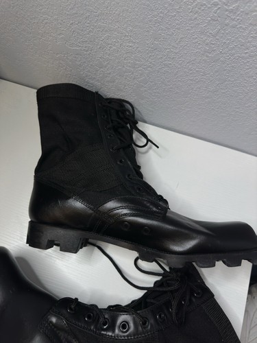 Stivali da combattimento vintage anni '80 anni '90 taglia 12 realizzati in USA - Foto 5 di 7