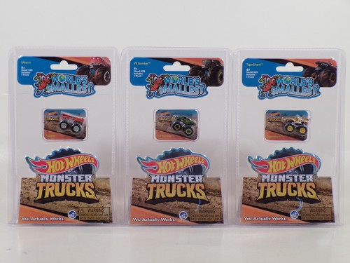 Worlds Smallest World Smallest Hot Wheels Monster Trucks V8