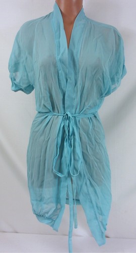 Sauvage Sheer Short Sleeve Kimono Cover Up Various Color/Prints Various Szs 167L - Picture 20 of 31
