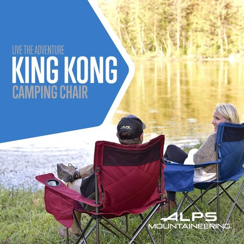 ALPS Mountaineering King Kong Camping Chairs for Adults with Mesh Cup Holders an - Picture 4 of 12