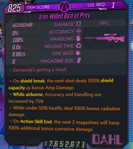 Borderlands 3 | LEVEL 1 MODDED GEAR ⭐️ GodMode Items(Switch | PC | Xbox | PS4/5) - Picture 30 of 326