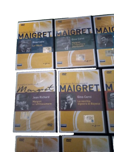 23 Dvd maigret Gino Cervi completa MAIGRET 11 nuovi e 12 come nuovi - Foto 10 di 10