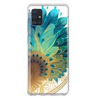 For Samsung Galaxy A51 Shockproof Case Mandala Peacock Feather