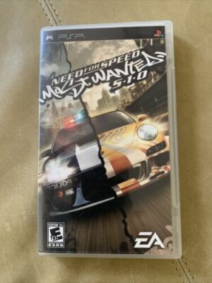Sony PSP  - Need for Speed: Most Wanted 5-1-0 -   game, booklet & case
