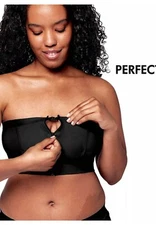 Medela Easy Expression Bustier, Medium Black New Secure Fit - HANDS FREE PUMPING