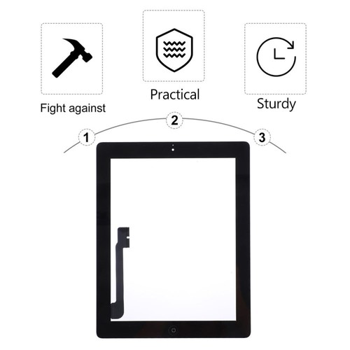 Tablet LCD External Screen Practical Touch Screen Key Button Compatible for 3 - Zdjęcie 5 z 12