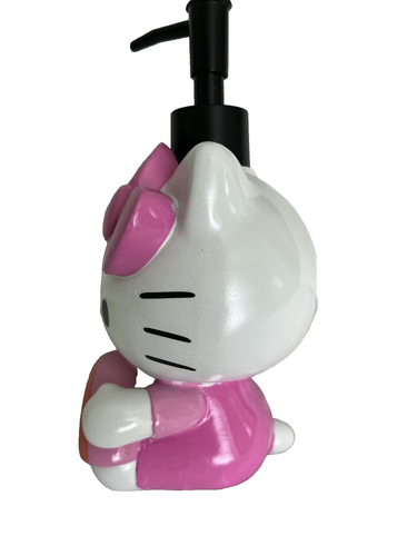 HELLO KITTY - WITH RAINBOW AND PINK BOW - SOAP LOTION PUMP DISPENSER - NEW - Picture 2 of 4