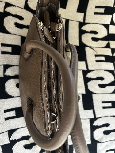 Vera Pelle Florentine Leather Tote Italian NEW Minimalist Quiet Luxury Preppy - Picture 7 of 10