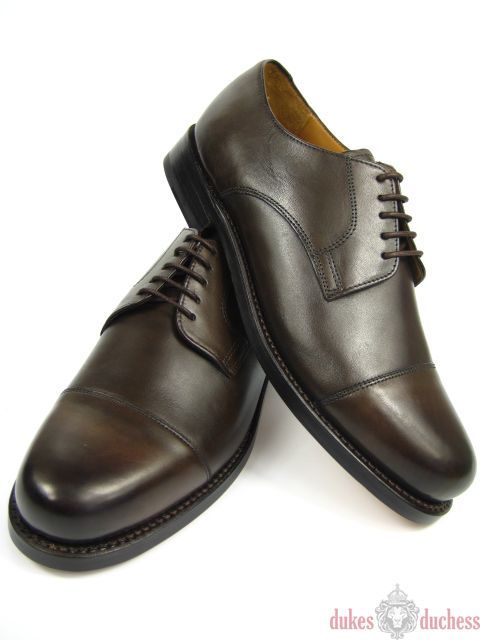 J. Briggs zapato de cuero genuino marco cosidos goodyear welted cap Toe derby Mokka marrón J. Briggs zapato de cuero genuino marco cosidos goodyear welted cap Toe derby Mokka marrón
