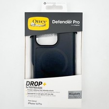 OtterBox Defender for MagSafe for iPhone 16 Pro without holster , Black Case