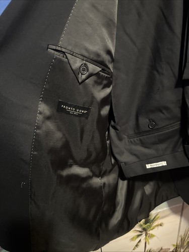 Pronto Uomo 2 Piece Separates Suit Charcoal Grey 46L 38/32 - Picture 4 of 6