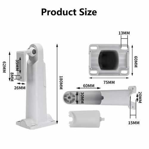 Adjustable Aluminum Mount Indoor Security Setup Adjustable Rotation Feature - Afbeelding 7 van 7