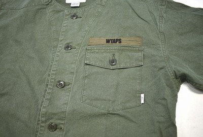 【美品】WTAPS スカウト オリーブドラブ X 03 Wtaps Scout LS Shirt Olive Drab Size S No Collar 2018SS | eBay