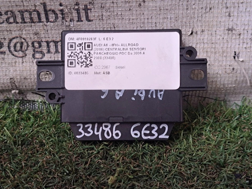 CENTRALINA SENSORI DI PARCHEGGIO PER AUDI A6 Allroad Serie C6 (4FH) 4F0919283F  - Immagine 2 di 4