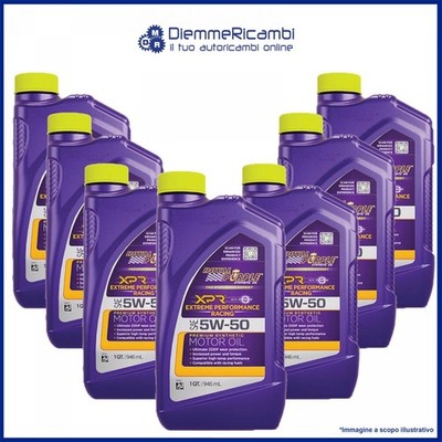 Motoröl Royal Purple Xpr SAE 5W50 Kunststoff Racing 6,662 Lt - 7lt