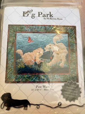 McKenna Ryan Thrill Of The Chase Dog Park Block 2013 Pattern Brand New Block 2 - Image 1 of 3