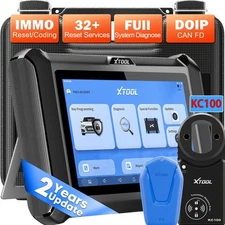 XTOOL X100PADS+KC100+ KS-1 Key Programmer Diagnostic Scanner Full IMMO 32+Resets